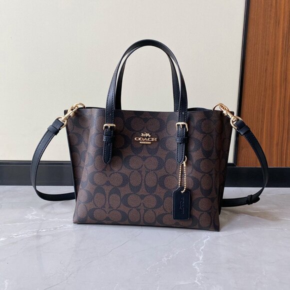 Coach Mollie Tote Brown - Picture 1 of 9